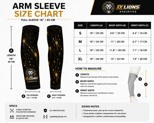 IX Lions Arm Sleeve — Pre-Order