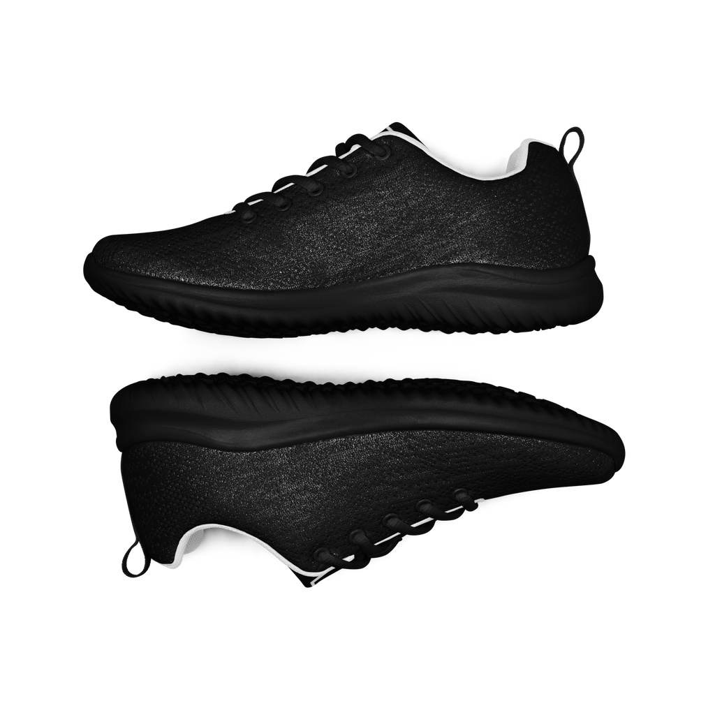 IX Lions Off-Field Trainers in black knit with cross logo on the tongue, pair