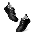 IX Lions Off-Field Trainers in black knit with cross logo on the tongue, pair